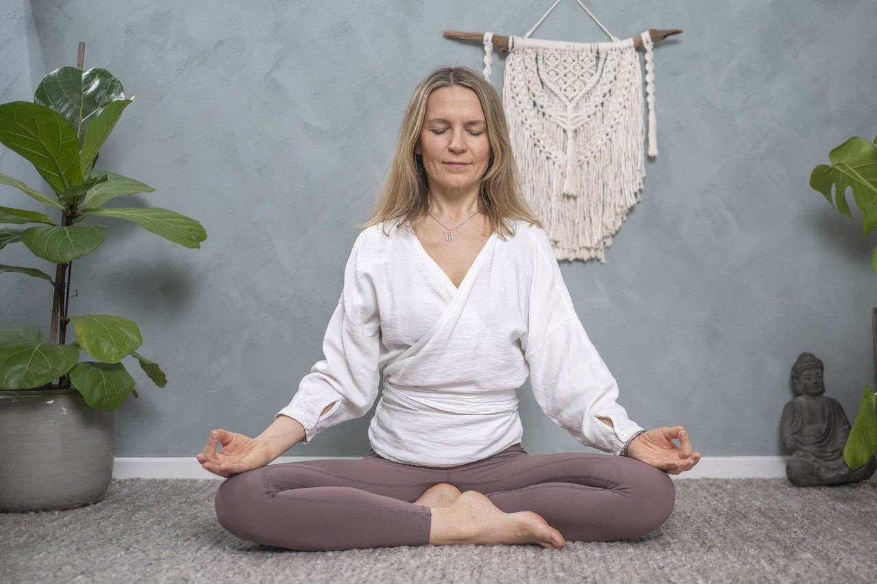 postawa podczas medytacji jogi